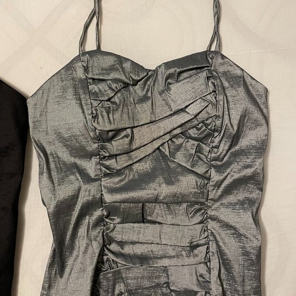 2 women Corsets - black/silver , size large - Picture 8 of 9